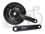 Шатуны Shimano FC-TY701 TX 42/34/24T,8/7/6скоростей170мм,черные+защита