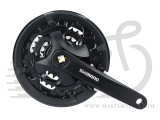 Шатуни Shimano FC-MT101-3, 170мм, 44X32X22, захист зірок (FCMT101C422CLB)