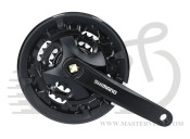 Шатуни Shimano FC-MT101-3, 170мм, 44X32X22, захист зірок (FCMT101C422CLB)