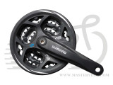 Шатуни Shimano FC-M311, 170мм, 42X32X22 захист зірок, чорний (FCM311C222CL)