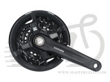 Шатуни Shimano FC-MT210-3, 175мм, 44X32X22, інтегрована вісь, захист зірок, без каретки, EFCMT2103EX422CL