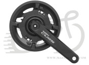 Шатуны Shimano FC-U4000-2 Cues 40/26T, 175мм, с защитой, черные OEM