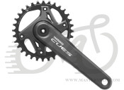 Шатуны Shimano FC-U6000-1, CUES, полая ось, 175мм, 32с, 9-11-шв. (EFCU60001EXA2)