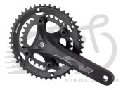Комплект шатунов PROWHEEL RPL-521, (9S / 8S), 175mm, 48T/32T black, болты в комплекте