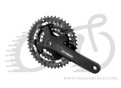 Комплект шатунов PROWHEEL MPE-401, (9S / 8S), 175mm, 44/32/22T black