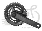 Комплект шатунів PROWHEEL CTD-CY10, (11S/10S/9S), 175mm, 36/22T black
