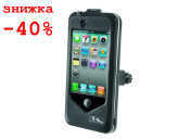 Консоль M-Wave (I-phone 4/4S) пластиковая, на руль, черная