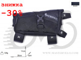 Сумка на раму Acepac ROLL FUEL BAG M черная, BIB-15-90