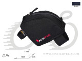 Сумка на раму Acepac TUBE BAG черная, BIB-97-65