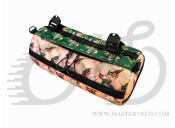 Велосумка на руль "Godzilla" Lesenok Pink+Green calibres (34см) GPGC-15