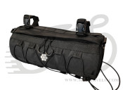 Велосумка на руль "Godzi-2" Lesenok black+Ykk (34см) LG2B34L