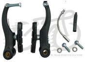 Гальма KW V-brake, чорного кольору (1колесо)