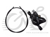 Каліпер гідравл диск гальм Shimano BR-MT200, монтаж РМ160мм, колодка B01S полімер + гідролінія