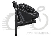 Каліпер гідравл SHIMANO BR-RX400, GRX, передній, FLAT MOUNT, 140/160MM ротор, колодка L03A RESIN PAD(W/FIN) (BRRX400F6RF )