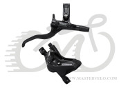 Гальмо гідравл. дискове Shimano MT420 заднє (права ручка M4100, 4-поршн. каліпер BR-MT420, J-kit гідроліния 1700мм, D03S) (EMT4204JRRXRA170)