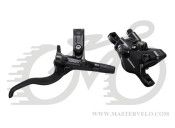 Гальмо гідравлiчне дискове SHIMANO MT410-1 заднє, монтаж шифтеру I-SPEC EV  (права ручка BL-M4100, каліпер BR-MT410, J-kit гідролінія 1700мм) (MT4101JRRXRA170 )