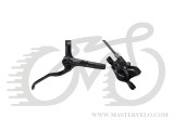 Гальмо гідравлічне дискове Shimano MT200 заднє (права ручка, каліпер, гідроліния 1500мм) (AMT200KRRXRX150