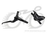 Гальмо гідравл. дискове Shimano MT401-E заднє (права ручка, 4-поршн. каліпер, гідроліния 1700мм) MT401EKGRXRA170