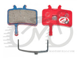 Тормозные дисковые колодки Author ABS-61 Avid Juicy, полимер, красные, 24504210