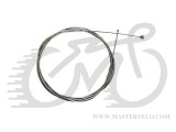 Трос переключения Tektro, нержавающий, полированный 2000*1,2мм.