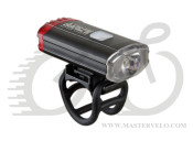 Ліхтар передній Author A-DoubleShot 250/12 lm USB с заднім червоним світлом 12002705