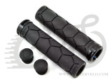 Грипсы Fabric SILICONE LOCK-ON GRIPS 135мм, алюминиевый замок, черные