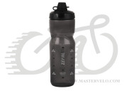 Фляга Zefal Sense Soft 80 No-Mud (157P) 800мл пласт., резьб. крышка Soft-Cap System, прозрачн. черн.