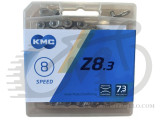 Цепь KMC Z8.3 Silver/Gray 1/2 X 3/32 114 звеньев с замком в боксе
