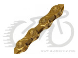 Цепь инд. 116 зв. 1/2x3/32 KMC X8 Gold/ Gold