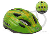 Шлем Star Rider 083 зеленый/желтый, размер 52-57 cm, вес 260 гр.