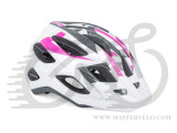 Шлем Author Sector Inmold 54-58cm розовый / белый