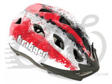 Шлем AUTHOR Trigger 153, серо/бело/красный, 54-58 cm 006