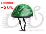 Шлем детский Green Cycle FLASH размер 48-52 см зеленый лак 