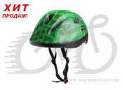Шлем детский Green Cycle FLASH размер 50-54 см зеленый лак HEL-15-94