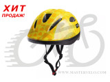 Шлем детский Green Cycle FLASH размер 48-52 см желтый лак HEL-47-91