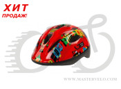 Шлем детский ROBOTS размер 50-54см красный