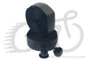 Обмотка руля Velo 28-10 30х1900, вспененная рыхленая резина, черная