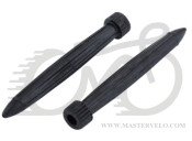 Колпачок на рубашку JAGWIRE Lined BOT231B водонипрониц. торм. - Black Silicon