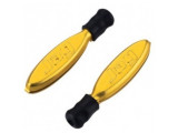 Законцовка троса JAGWIRE Non-Crimp CHA069 Gold алюминиевый. (1шт)